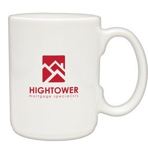 Atlas Ceramic Mug, 15oz. - White