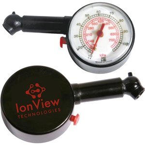 Round Analog Display Auto Tire Gauge
