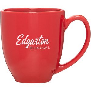 Glossy Bistro Ceramic Mug, 15 oz. - Bright Colors