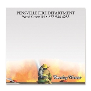 BIC® Adhesive 50 Sheet Notepad, Everyday Heroes, 3" x 3"