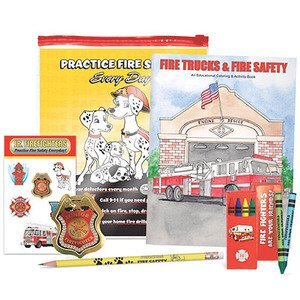 Fire Safety Grab Bag Kit, Stock