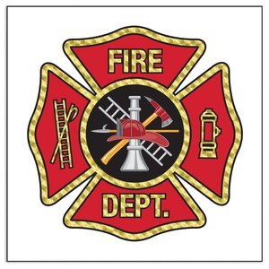 Maltese Cross Temporary Tattoo