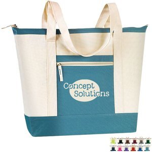 Saratoga Large 600D Zip Tote