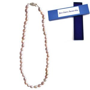 Pink Champagne Pearl Necklace
