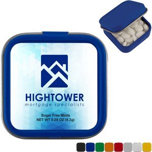 Sugar Free Mints in a Mini Square Tin, .29oz.