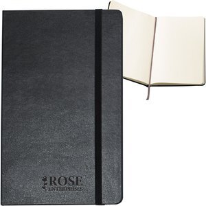 Moleskine® Hard Cover Unlined Large Notebook, 5" x 8-1/4"