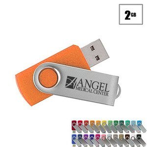 MVP Silver USB Flash Drive, 2GB