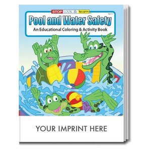 Pool and Water Safety Coloring & Activity Book