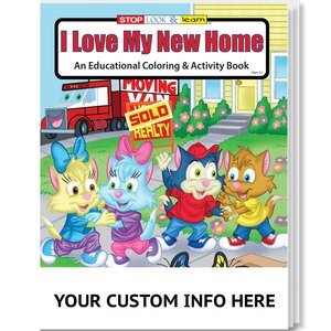 I Love My New Home Coloring & Activity Book