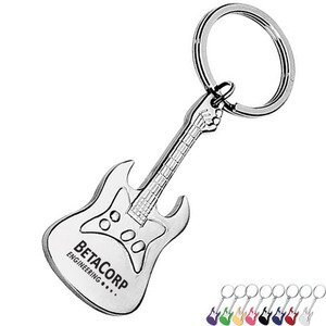 Metal Guitar Key Chain