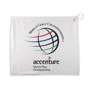 Full Color Terry Velour Jersey Shaped Custom Golf Towel - 22 x 23