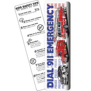 Dial 911 Emergency Bookmark, Stock