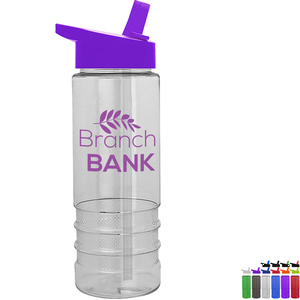 Salute Tritan™ Bottle, 24oz. - Flip Straw Lid