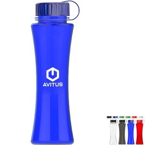 Curve Tritan™ Bottle, 17oz. - Tethered Lid