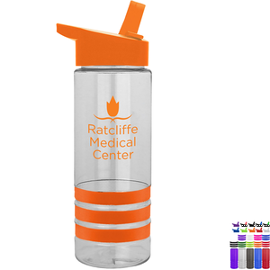 Sergeant Tritan™ Stripe Bottle, 24oz. - Flip Straw Lid
