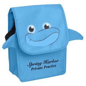 Paws N Claws Polyester Lunch Bag - Dolphin