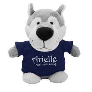 Wolf Plush Bean Bag Buddy, 7"