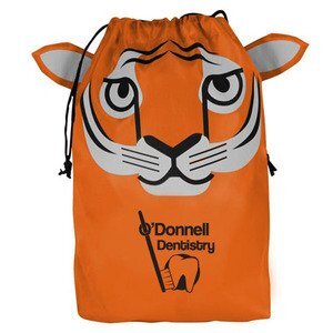 Paws N Claws Polyester Gift Bag - Tiger