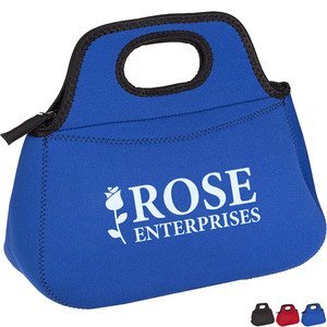 Zippered Neoprene Lunch Tote, 7 Can Capacity