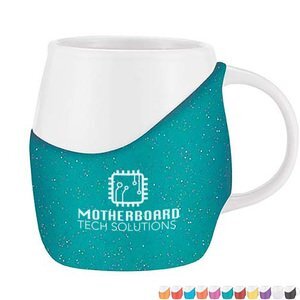 Rotunda Glitter Ceramic Mug, 12oz.