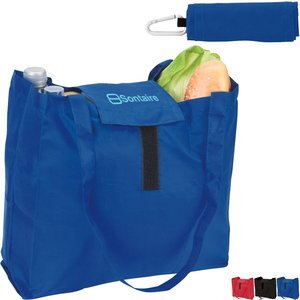 Foldable Tote w/ Carabiner Hook