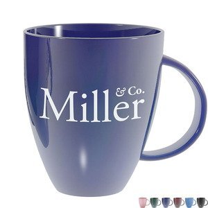 Lustre Ceramic Bistro Mug, 18oz.- Colors