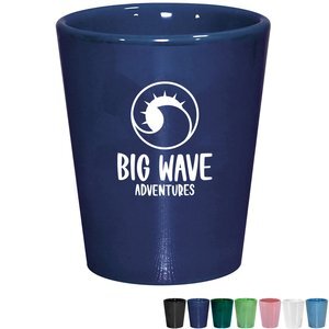 Lustre Ceramic Shot Glass, 2oz.