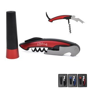Wine Opener & Vacuum Stopper Set