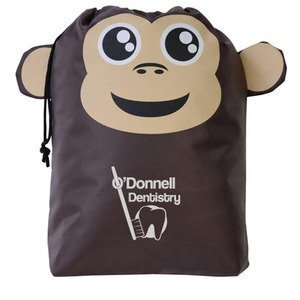 Paws N Claws Polyester Gift Bag - Monkey