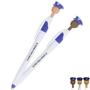 Police Officer Smiley Pen
