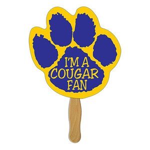Paw Print Hand Fan