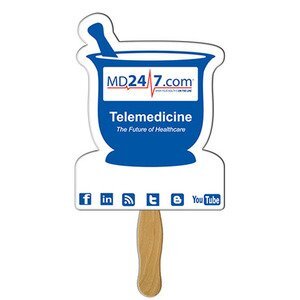 Mortar & Pestle Hand Fan