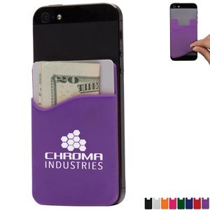 Advertising 3M Silicone Smart Wallet Cell Phone Card Holders