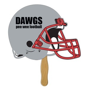 Football Helmet Hand Fan