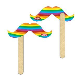 Mustache Hand Fan