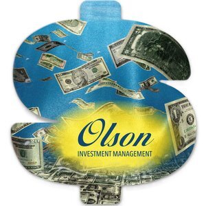 Dollar Sign Shaped ColorBurst™ Microfiber Cloth