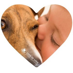 Heart Shaped ColorBurst™  Microfiber Cloth