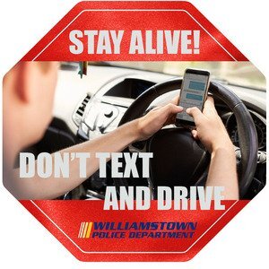 Stop Sign Shaped ColorBurst™  Microfiber Cloth