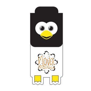 Paws N Claws Magnetic Bookmark - Penguin