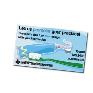 Toothpaste & Toothbrush Design Magnet