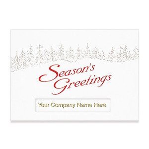 Season's Greetings Holiday Greeting Card
