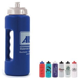 Grip Bottle with Push 'n Pull Cap, 32oz., BPA Free