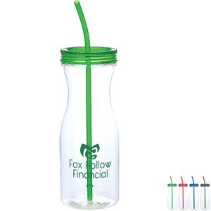 Carafe Tumbler w/ Straw, 35oz.