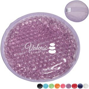 Plush Aqua Pearls Round Deluxe Hot & Cold Pack