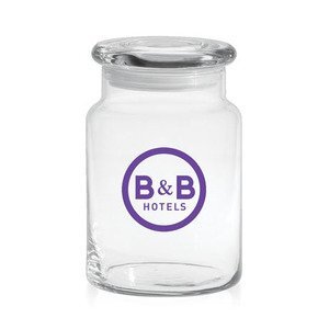 Apothecary Jar with Flat Lid, 26 oz.