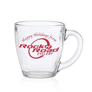 Glass Bistro Coffee Mug, 15.5 oz.