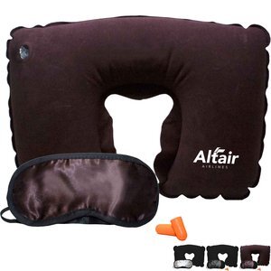 Neck Pillow & Eye Mask Travel Set