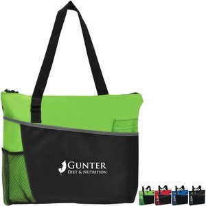 Brady Zippered Brief Polycanvas Tote Bag