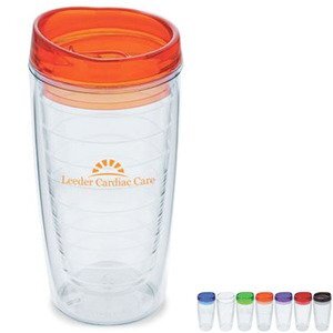 Rolling Sands 16oz Reusable Plastic Cups with Lids, 6 Pack, USA Made; BPA  Free Clear Tumblers, Includes 6 Reusable Straws; Dishwasher Safe 