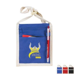 Cotton Canvas Neck Wallet